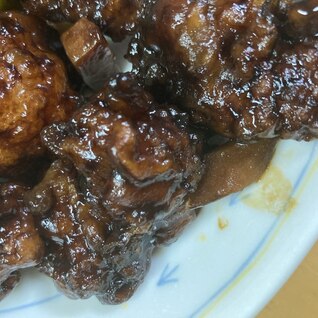 豚肉の黒酢炒め